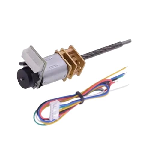 Moteur GA12-N20 6V 50RPM avec encodeur de vitesse et arbre à vis pour robotique