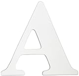 Kids Line White Wooden Letter, A