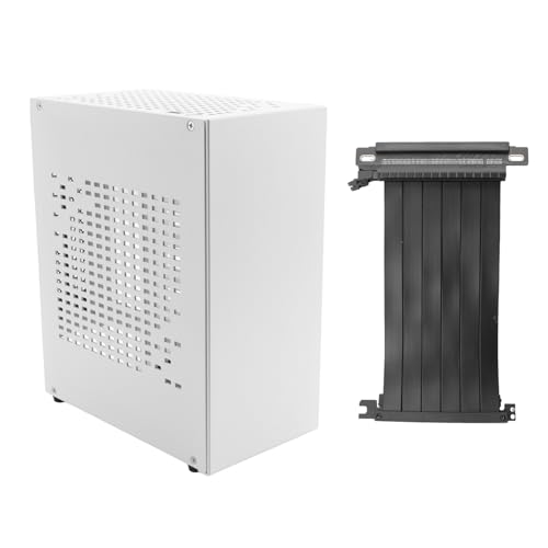 Gabinete para PC Mini ITX A07, chasis HTPC con panel lateral de vidrio templado y puerto USB 3.0 miniatura 2