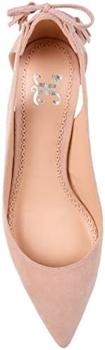Brinley Co. Womens Pointed Toe Cut-Out Pump Pink, 8 Regular US | Image 2