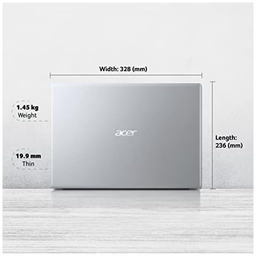 Acer Aspire 3 Made in India Laptop (Intel Celeron Dual-Core Processor N4500 | 4GB | 256GB SSD | Windows 11 Home | MS Office 2021 Home & Student | Silver| 1.45 kg) A314-35 with 14 inch HD Display - Image 5