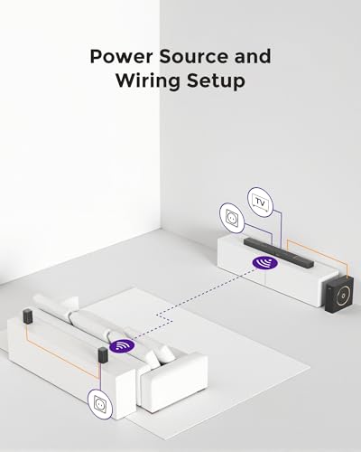 undefined ULTIMEA 5.1.2ch Sound Bar with Dolby Atmos, Surround Sound System for TV with 2 Surround Speakers, Sound Bar for Smart TV, Soundbar for Home Theater, BT 5.4, HDMI eARC, Skywave F40 (New, 2025 Model) の商品画像 8