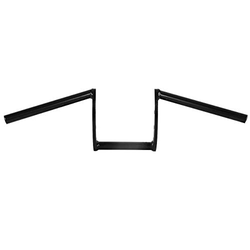 Innoglow Motorcycle 1" Handlebars 25Mm Handlebar Drag Z Bars Black Fit For Harley Yamaha Suzuki Kawasaki Ducati Dirt Bike/Street Bike/Naked Bike/Chopper/Bobber/Cafe Racer #TOP2