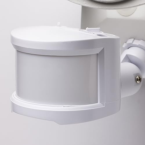 Image of Nuvo 65 /211 LED Dual-Head Security Light, 3000K, Motion Sensor, White