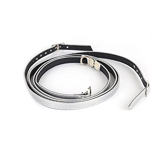 60cm PU High Heel Knöchelriemen Damen Elastische Schnürsenkel High Heel Schnürsenkel Riemen Schnalle String Schuhe Zubehör Dreieck Bundle-Silber Cover