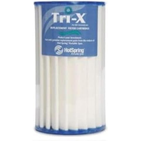 Hot Spring Spas Tri-X Ceramic Cartridge Filter Single 73250, white Cover