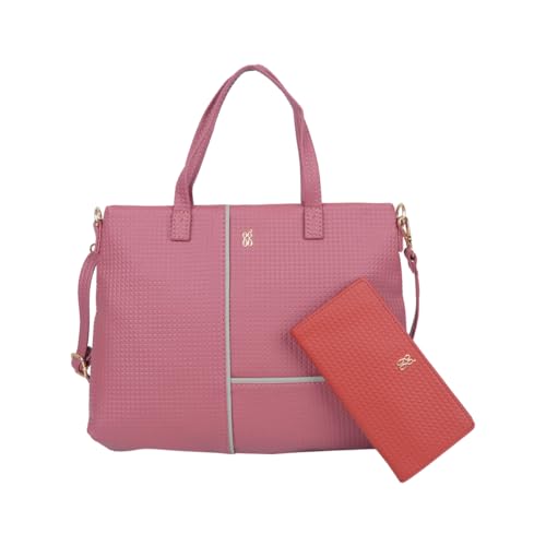 Image of Baggit Women's Airy Hiart Combo Bag and Wallet- Multicolour