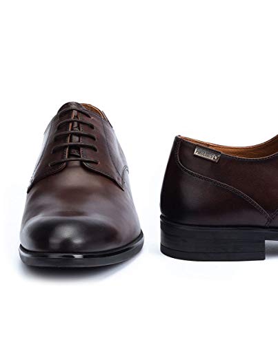 Pikolinos Para Hombre. M7J-4187 Mocasines De Piel Bristol MarróN (42), Plano, Cordones, Casual - 8