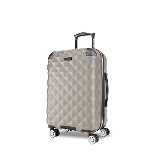 Image of Kenneth Cole REACTION Diamond Tower Collection Lightweight Hardside Expandable 8-Wheel Spinner Travel Luggage, Rye, 2-Piece Set (20 inch & 28 inch)