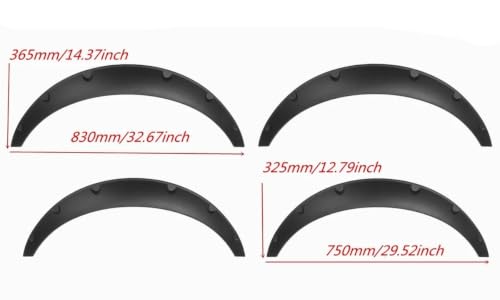 Passages de roue protégés grâce aux garde-boue universels flexibles