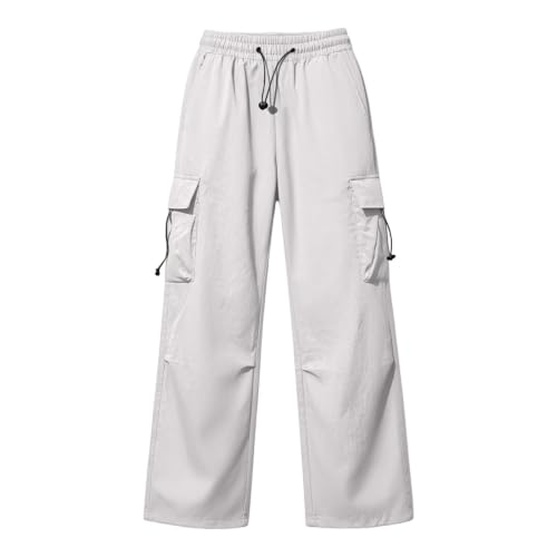 Womens Cargo Hiking Pants Y2K Stretchy Baggy High Waisted Jogger Trousers - image 5