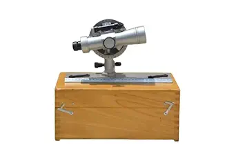 Aluminium Telescopic Alidade Survey & Level Theodolite Transit with Wooden box By Sun Instruments