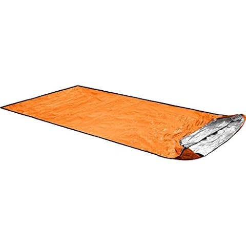ORTOVOX Unisex - Erwachsene Bivy Ultralight Biwaksack, Shocking Orange, 235 x 110 cm (bis 2 Personen) Cover