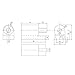 BODYA 2Pcs Toilet Seats Cover Hinges Replacement Toilet Soft Close Hinges Accessory Silver