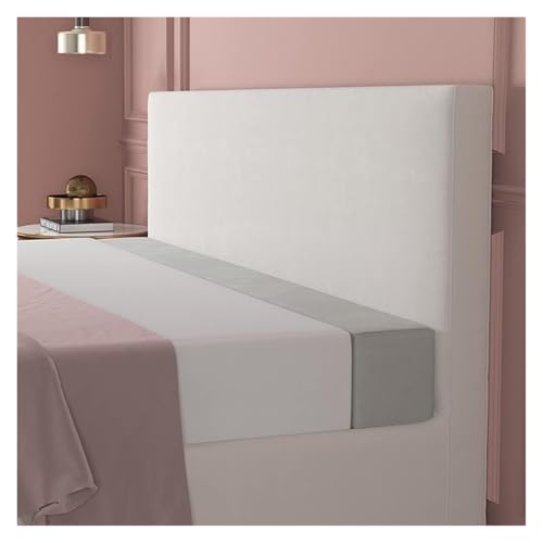 ESESE Relleno for Huecos de Cama, Puente Premium, Relleno for Pared, Conector for Individual, cómodo reposabrazos, colchón, Almohada Rectangular, for(Light Grey,47x4x8 Inch)
