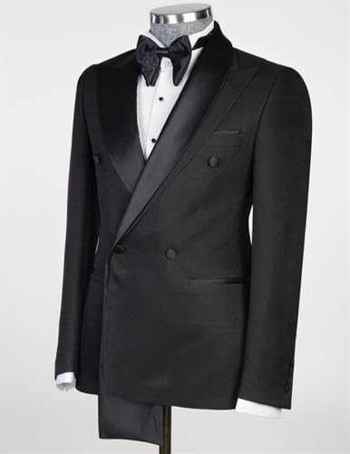 Men's Formal Wedding Tuxedo Jacket Slim Fit Double Breasted Peaked Lapel Blazer Jacket for Dinner, Party, Prom3