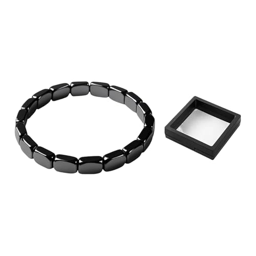 Rainway Bracelet en hématite pour homme, bracelet en hématite, fabriqué à la main, en pierre naturelle, choix naturel pour redécouvrir la virilité, bijou...