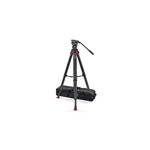Sachtler System FSB 8 T FT MS tripode Cámara de acción 3 Pata(s) Negro - Trípode (Cámara de acción, 10 kg, 3 Pata(s), Negro, Cierre Flip-Lock, 1/4", 3/8")