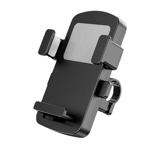 Wisylizv Soporte Para Teléfono De Motocicleta | Abrazadera Para Smartphone En Manillar Scooter | Soporte De Navegación Antivibración, Para Bicicletas Impermeables Para Seguridad En Movimiento Al Aire