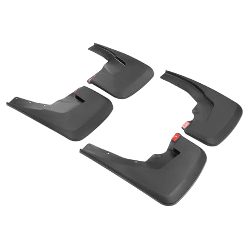 Image of Mud Flaps Splash Guards for 2019-2024 Dodge Ram 1500, No Drilling Required 4-Piece Front & Rear ABS Bendable Mud Guards, Truck Fender Accessories