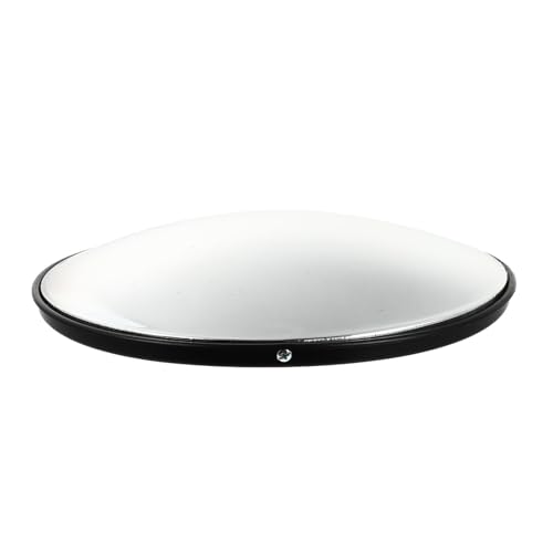 Miroir d'angle de rue et garage de 30 cm SEWACC noir pour sécuriser la sortie de votre allée