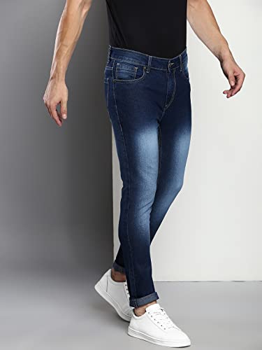 Image of Dennis Lingo Mens Light Slim Fit Mid Rise Denim Jeans