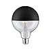 Produktbild Paulmann 28679 LED Lampe Filament G125 6 Watt Leuchtmittel Kopfspiegel Schwarz matt 2700 K Warmweiß dimmbar E27