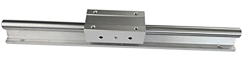 TEN-HIGH Piezas de CNC Carril de rodamientos de movimiento lineal Linear Rail SBR35 35mm, 1700mm/ 66.93 pulg. + 1PCS SBR35LUU Bloque de cojinete/BlockBearing