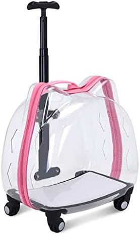Multifunctional Cat Bag Trolley Case Portable Bubble Box Pet Clear Dog Out Supplies(E) image 4