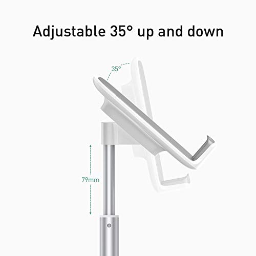 Image of Baseus Literary Youth Desktop Bracket Holder Stand for Smartphone Tablet (Silver)