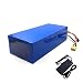 Batería E-Bike 48v 13Ah 15Ah 20Ah Batería de Iones de Litio para Bicicleta eléctrica Scooter con BMS (Sistema de gestión de batería) + Cargador de 54,6v-48v 20ah_335 * 110 * 68mm
