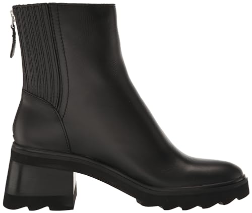 Dolce Vita Bota feminina Martey H2o Fashion, Couro preto H2o, 8.5