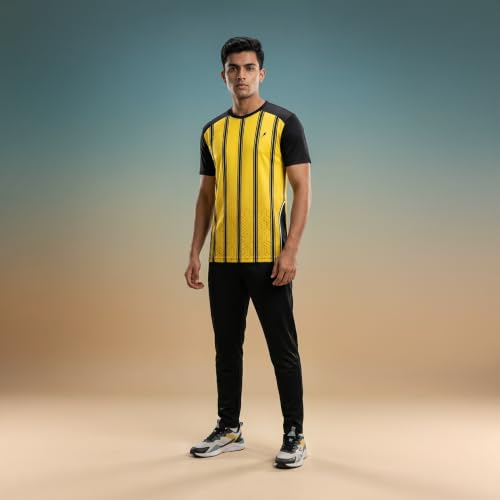 Image of YOURJERSEY Custom Sports Jersey for Men & Kids | Add Player Name | Personalised Cricket /Football /Badminton T-Shirt | Custom Team Jersey