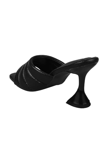 Image of SilverArrow Chunky Spool Heels Comfortable & Trendy Party Block Heel Sandals For Women