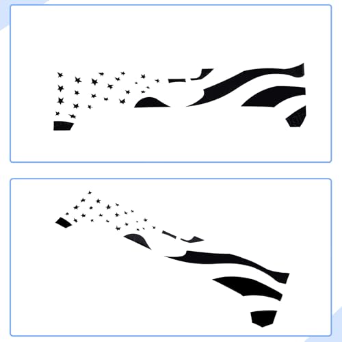 Image of Aunginsy Trunk Tailgate Panel Decal Sticker Wrap Compatible with Ford Maverick 2022-2024 Pickup Trunk Tailgate Door Panel Black Graphics Precut Vinyl Decal Decorative Sticker Protection Accessories