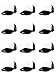 OAKFARM 12 Pack Sublimation Hats for Men Blank Trucker Hats Bulk Snapback Mesh Women Baseball Caps DIY Custom Black&White