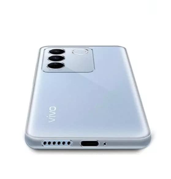 Image of Solid Hard PC Shock Proof Hybrid Edge to Edge Bumper Transparent Back Cover for vivo V2230
