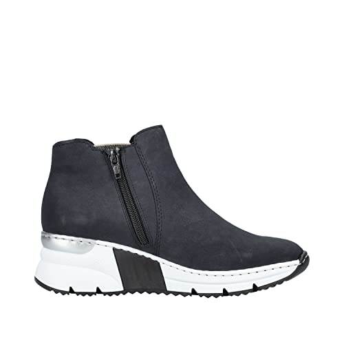 Rieker X6361, Stivali alla Moda Donna, Blu 14, 40