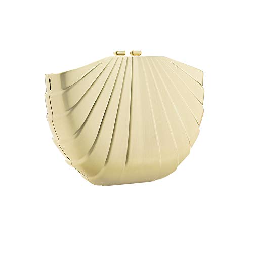 Bolsa Clutch Metal Concha (Ouro)