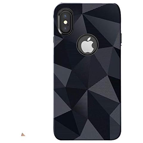 Geometric Pattern TPU Phone Case - Ultra-Thin Soft for iPhone XS MAX, Phone Case with Geometric Patten Design, Protective Cover Case Cover
