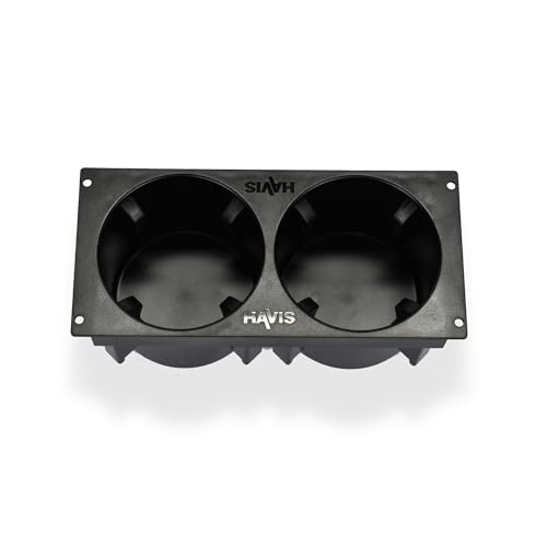 Havis, INC. Havis, Inc. C-Cup2-I Console, Accessory, Cup Holder, Internal Mount, 4Int Mounting Space, Dual