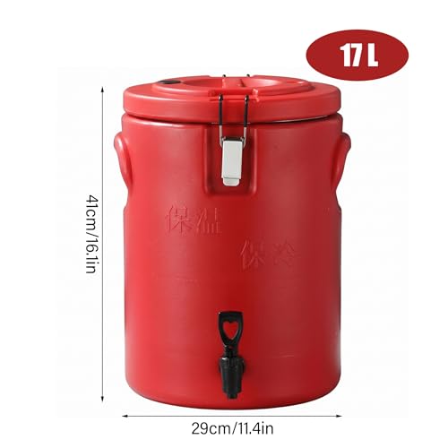 Distributeur de boissons isolant 12 heures grand format 4 gallons avec robinet