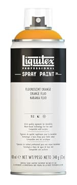 Liquitex 4450982 Professional Spray Paint 400 ml, Fluorescent Orange