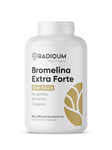 Bromelina Extra Forte Drenante 5000 GDU/g | Integratore Bromelina Forte