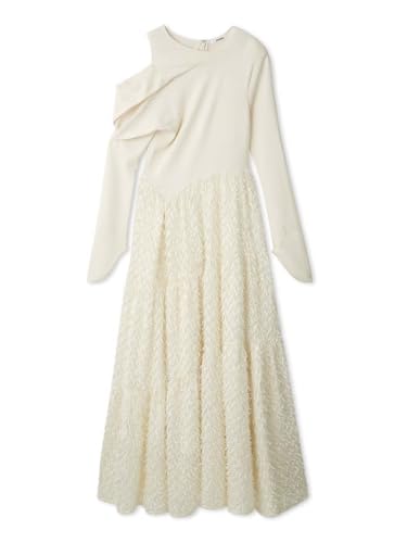 [スナイデル] ワンショルジャガードドッキングドレスSWNO245063レディース