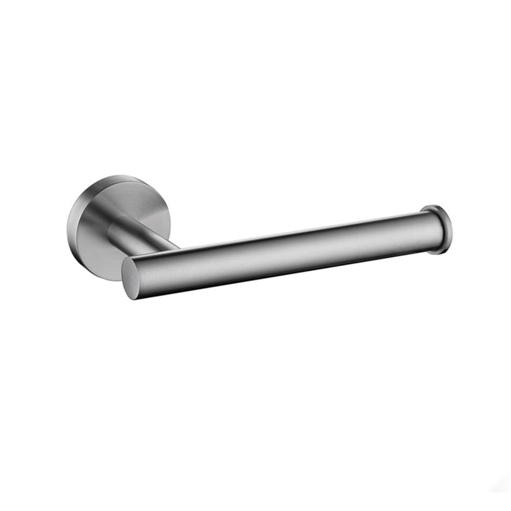 Accesorios de baño Juego de Hardware Kit de Toalla Montaje de Pared Matt Soporte de Papel higiénico Negro túnica de túnica Colgante de Acero Inoxidable, 15