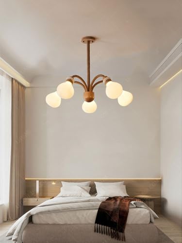 Corde de chanvre suspendu plafonnier rétro luminaire bois salon et restaurant rustique
