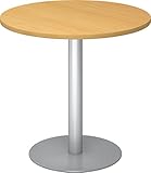 Besprechungstisch Maße - Höhe: 74,5 cm | Breite: 80 cm | Tiefe: 80 cm