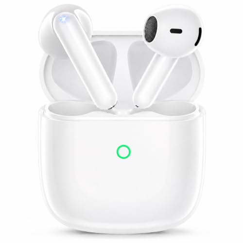 Tecnologia Bluetooth 5.4 e Associazione con un clic: l'auricolare Bluetooth adotta l'ultimo chipset Bluetooth 5.4, che rende la trasmissione del segnale più veloce e stabile, ottenendo con successo una bassa latenza senza interruzioni e la portata può raggiungere 15 metri. Dopo la prima connessione, basta aprire lo scomparto di ricarica ed estrarre gli cuffiette bluetooth, che si accoppieranno automaticamente.