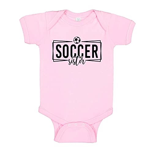 TATY Kids Outline Soccer Sister Baby Infant Bodysuit